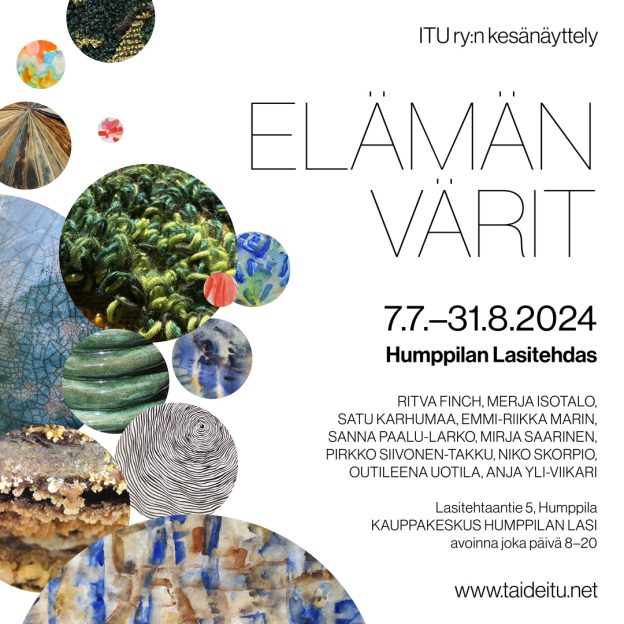 ELÄMÄN VÄRIT - kesänäyttely 2024